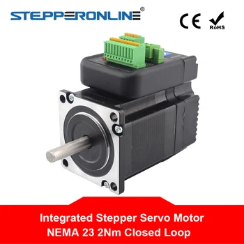 

Nema 23 Closed Loop Stepper Motor with driver 1Nm 4.5A 24-50VDC Integrated Stepper Servo Motor & drive Hybrid Stepper