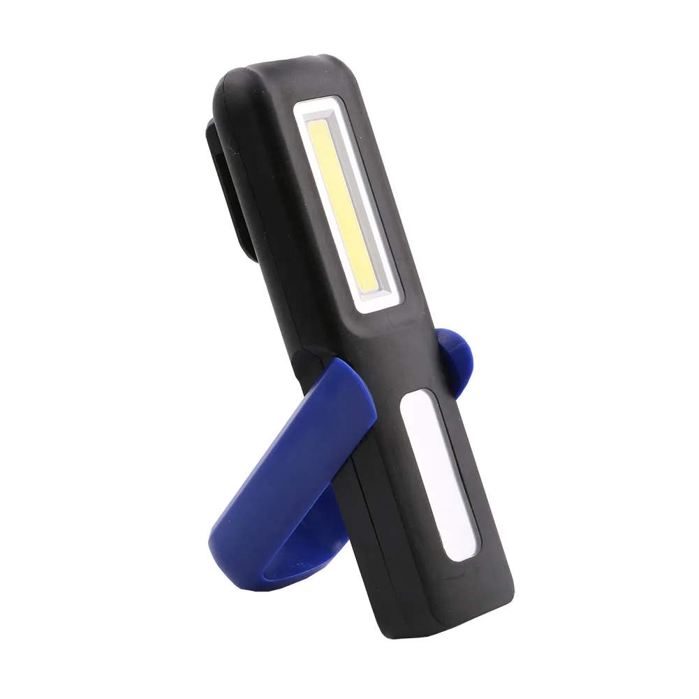 Portable USB Rechargeable COB LED Flashlight Torch Stand Work Light COB