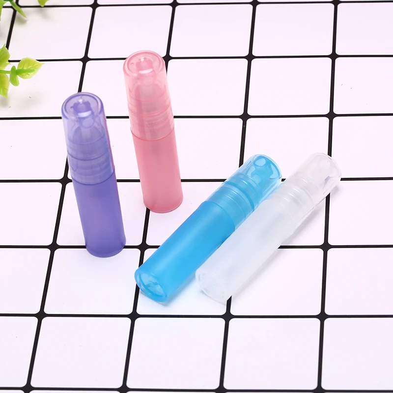 1 шт. мини-распылитель, пластиковая прозрачная маленькая пустая бутылка-распылитель для макияжа и ухода за кожей многоразового использования для путешествий