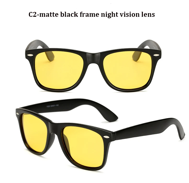 Очки ночного видения для фар Поляризованные Вождения Солнцезащитные очки желтые линзы UV400 защита Ночные очки для лучей водителя 2140