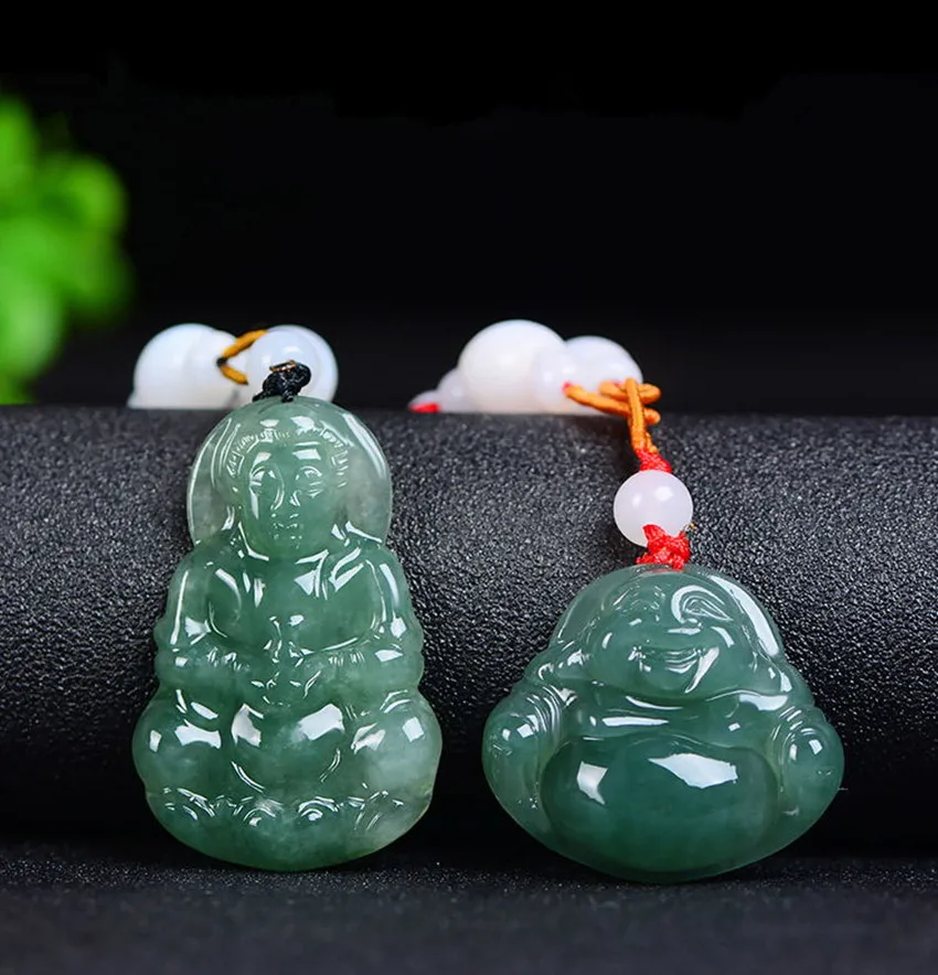 Fine jewelry natural goods myanmar stone guanyin pendant necklace laughing Buddha pendant./1 Fine jewelry natural goods myanmar stone guanyin pendant necklace laughing Buddha pendant./1