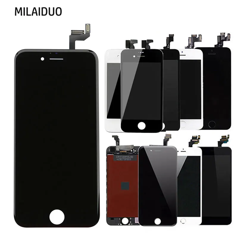 ЖК дисплей для iPhone 4 4S 5 5S 5C SE 6 Plus S сенсорный экран дигитайзер полная сборка Замена