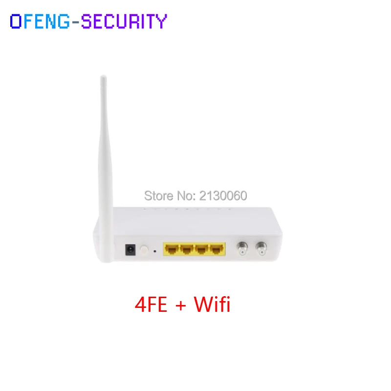 

WIFI EOC Slave EOC terminal device 4 10/100M RJ45 port + CATV + Wifi (300Mbps)
