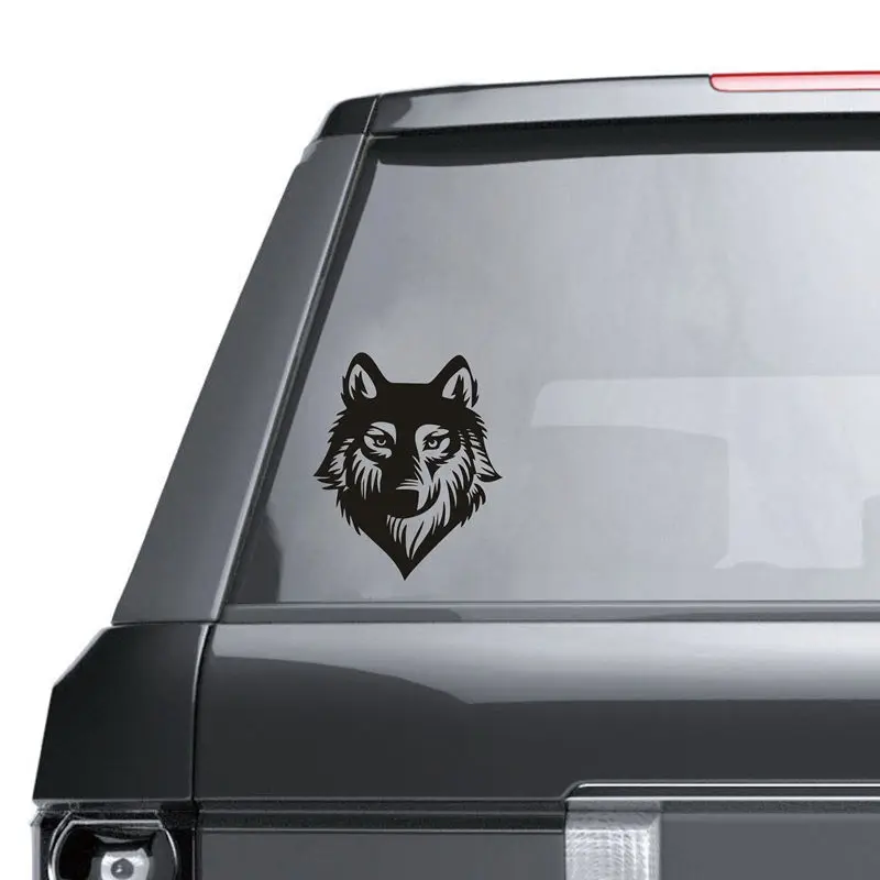 Free Shipping Wolf Car Stickers Wild life Vinyl Car Decal, Wolf Tattoo