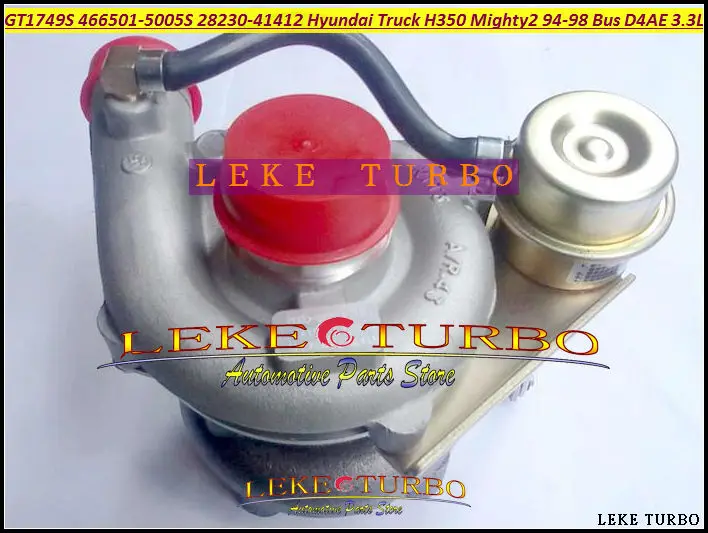 GT1749S 466501 466501-5005S 28230-41412 Turbo Turbocharger For HYUNDAI Truck H350 Mighty II 1994-98 Chrorus Bus H600 D4AE 3.3L (2)