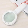 Lupa 30X con luz, lupa iluminada de mano con lupa Led de doble lente de cristal grande para lectura de personas mayores ► Foto 2/6