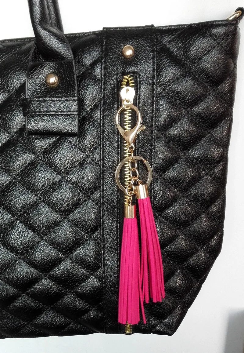 Tassel Key Chain women Tassel KeyChain bag accessory New