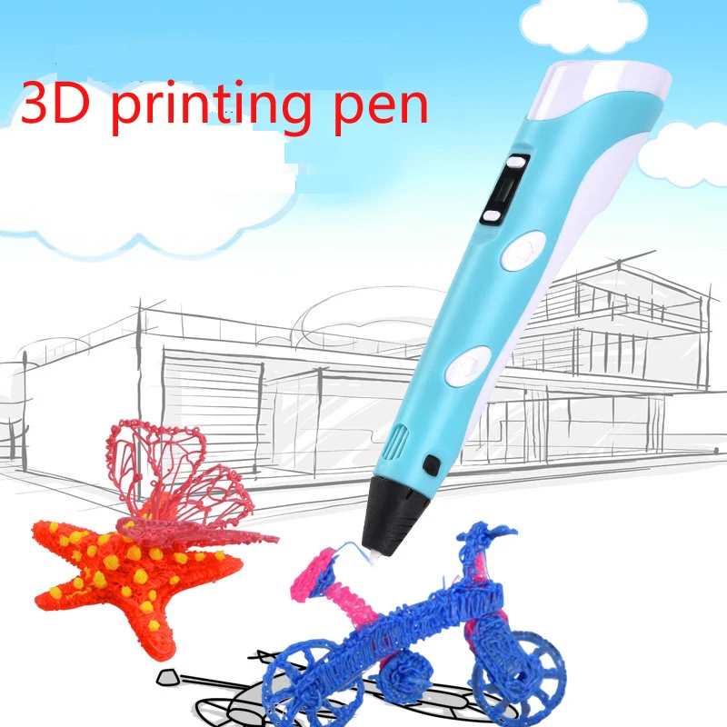 

1pc Creative 3D Printing Stereo Printing Pen Electronic Science Education Children Educational Toy DIY Draw Party Drawing Toys