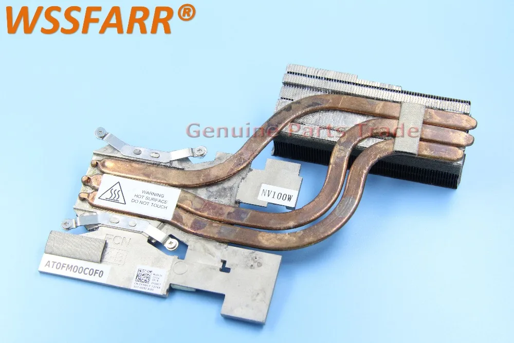 Оригинальный радиатор для видеокарты DELL ALIENWARE M18X R2 NV Y3WC7 0Y3WC7|video card heatsink|gpu heatsinkheatsink