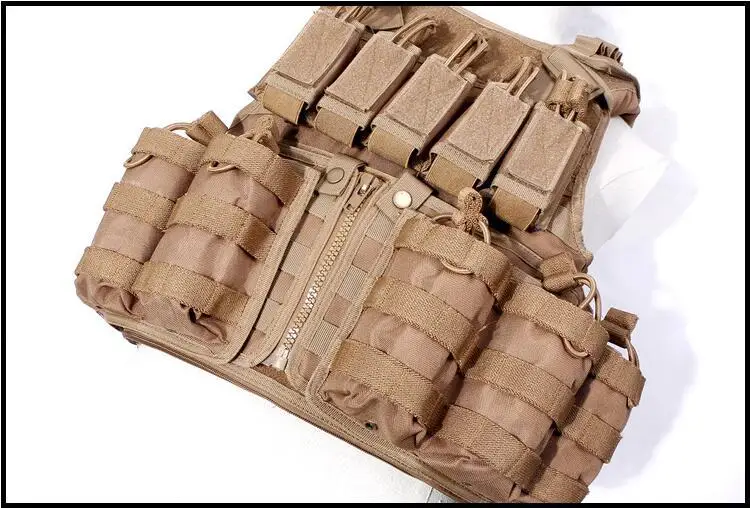 600D нейлон Molle тактический жилет анти-износ Открытый Охота стрельба Кемпинг обучение CS поле боевое снаряжение съемный жилет