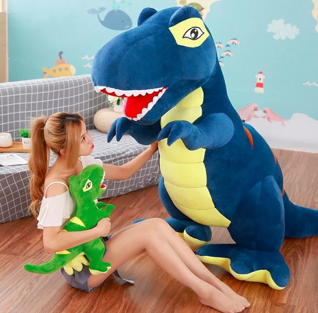 

45cm/60cm Cartoon Dinosaur Tyrannosaurus rex Stuffed Plush Doll Toys Children Kids Dolls Birthday Gift Home Decoration TFA1761