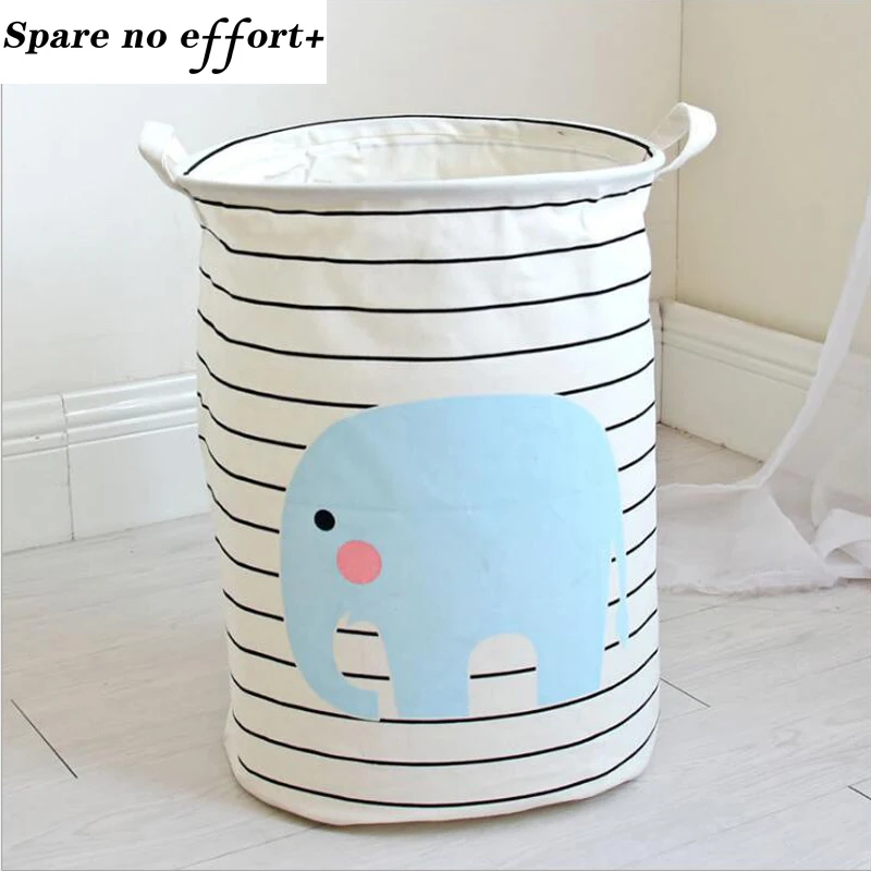 

Fabric Laundry Basket 30*45cm Waterproof Basket For Toys Baby Dirty Clothes Baskets Lanudry Hamper Picnic Basket Free Shipping