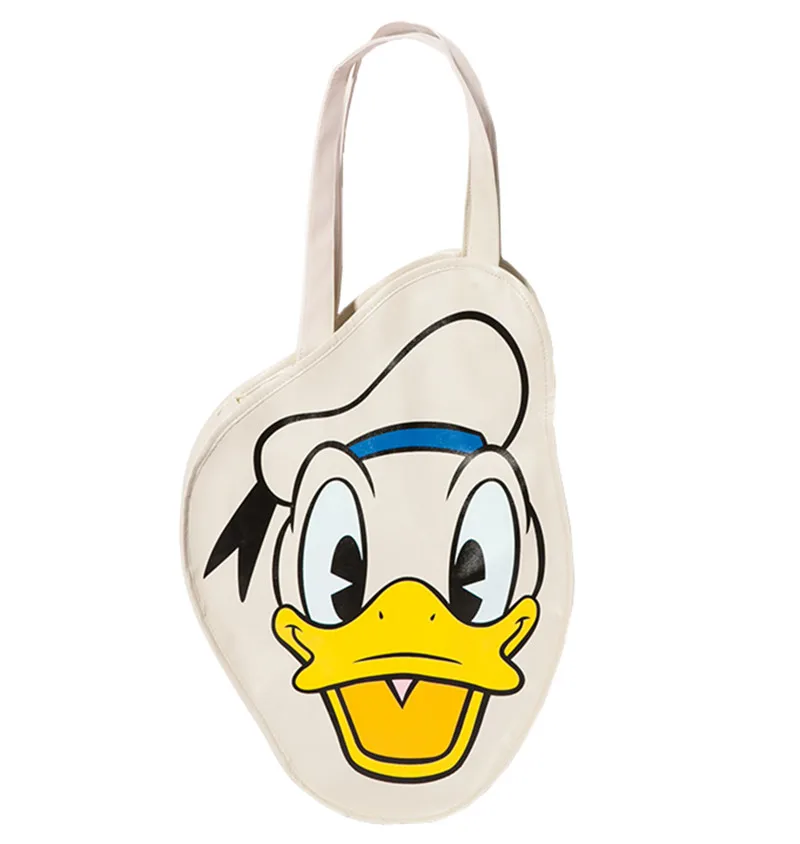 

Fashion Women Bag Cartoon Donald Duck PU Leather Shoulder Bags Large Tote Handbag Cute Shopper Shopping Bags