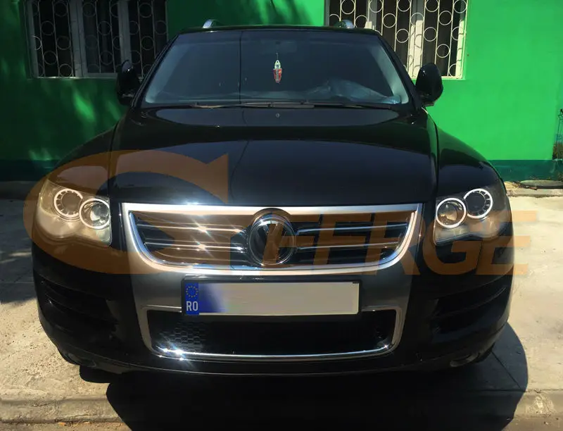 Для VOLKSWAGEN VW TOUAREG 2008 2009 2010 галогенные фары отличные ангельские глазки ультра яркие CCFL ангельские глазки Halo Кольцо Комплект