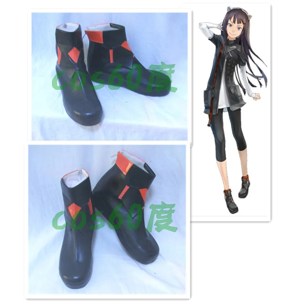 

Guilty Crown TSUGUMI Black Cosplay Shoes S008