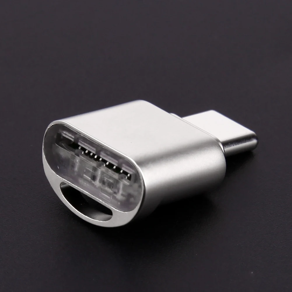 Металлический кардридер Mini Type C портативный USB Micro SD TF OTG внешний для телефона|otg