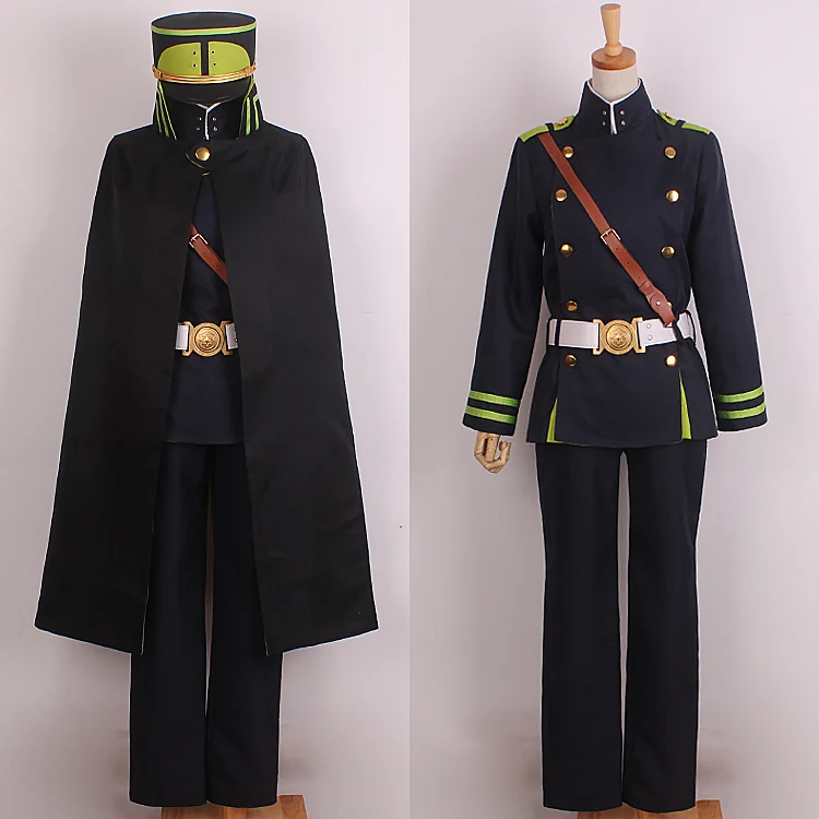 Seraph konce Owari bez Serafu Yuichiro Hyakuya Uniformní kostým Cosplay