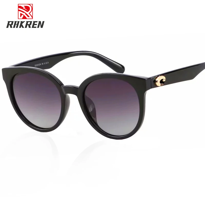 

Newest Round Cat Eye Sunglasses Women Brand Mirror Cateye Eyeglasses Retro Female Polarized Sun Glasses Travelling Goggles