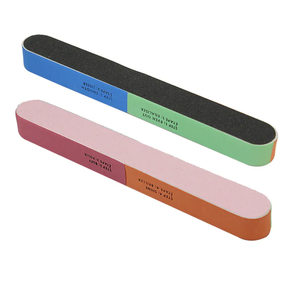 

2Pcs Polishing Nail File Creative Tool Printing Nail File Sanding Professional Nail File Manicure DIY Nail Tools Kit