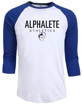 Neue 2017 frühling herbst shark alphalete druck 100% baumwolle männer hip hop t-shirt marke raglan clothing tops t-shirt männlichen männer mma