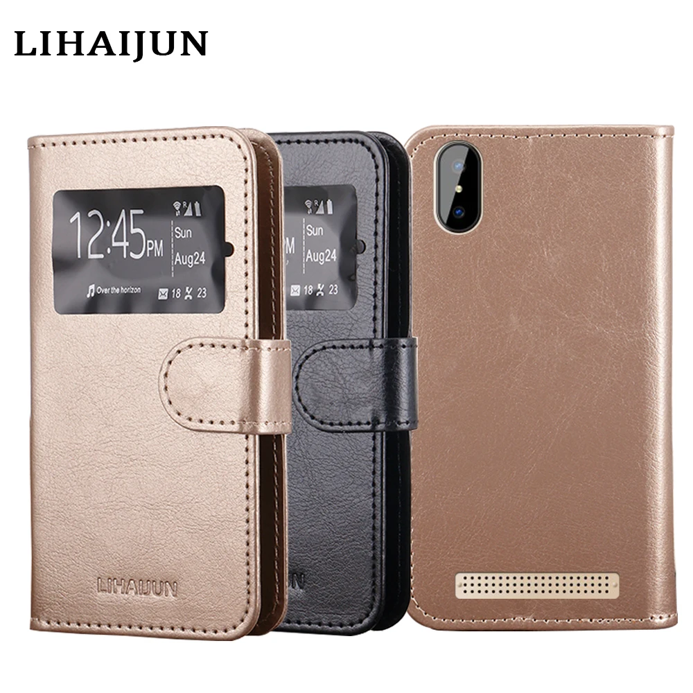 

Flip Cover PU Leather Case Window View Slim Phone Case Cover For INOI 2 Lite 5 6 7 Lite pro 5X lite R7 1 Lite 8 4G Smartphone