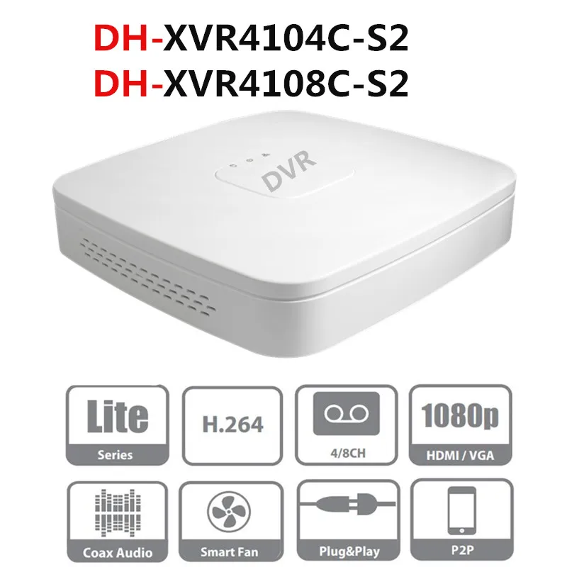 DH 4 Channel 8 Channel XVR Penta brid 720P Smart 1U Digital Video