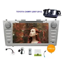 Free Camera Android 5.1.1 Stereo GPS Navigation Car DVD Player for TOYOTA CAMRY Autoradio Bluetooth Headunit HD Autoradio Audio