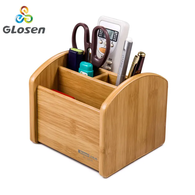 

Rotating Wooden Pen Holder Mutli Function Stationery Holder Office Desk Stationery Creative Desk Organizer Glosen C2029