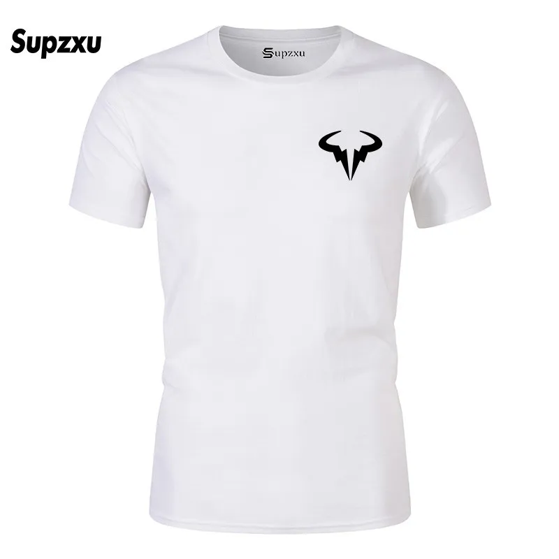 2019 Summer New Fashion Rafael Nadal Men's Black T-Shirt Size XS-2XL High Quality Men's Natto Bull T-Shirt Top T-Shirt Large Siz 2019 Summer New Fashion Rafael Nadal Men's Black T-Shirt Size XS-2XL High Quality Men's Natto Bull T-Shirt Top T-Shirt Large Siz