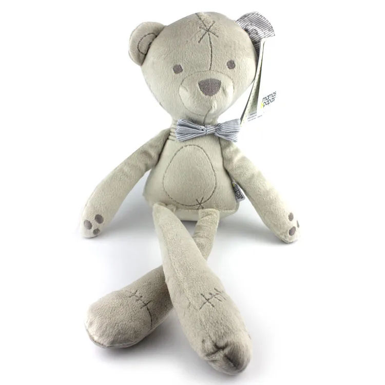 50 см высокий кролик ребенок медведь сон удобный мягкий плюшевый кролик игрушка кукла медведь кукла кровать для Тедди спокойный Гладкий подарок на день рождения - Цвет: 38cm bear B