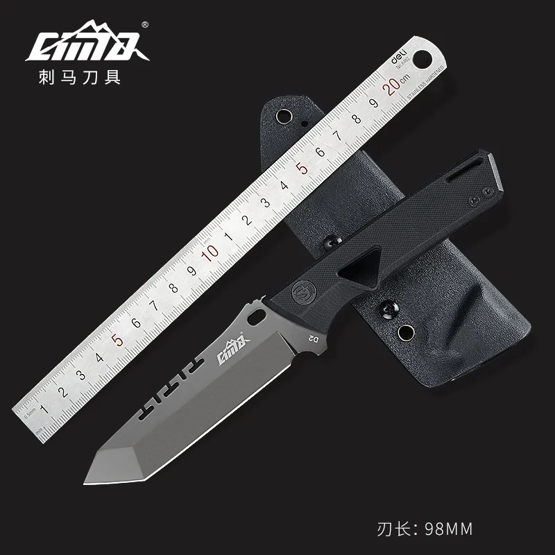 CIMA G299 охотничий нож с фиксированным лезвием D2 стальной для кемпинга|hunting survival