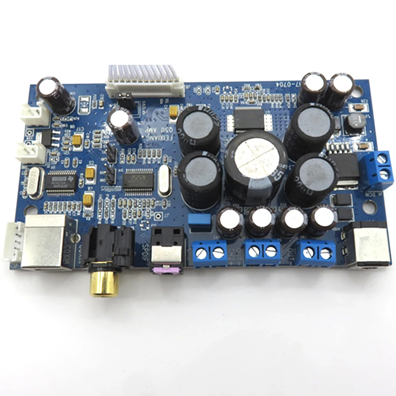 Lusya STA350 2 1 усилитель высокой мощности 25 Вт * + 50 с коаксиальным волокном USB входная