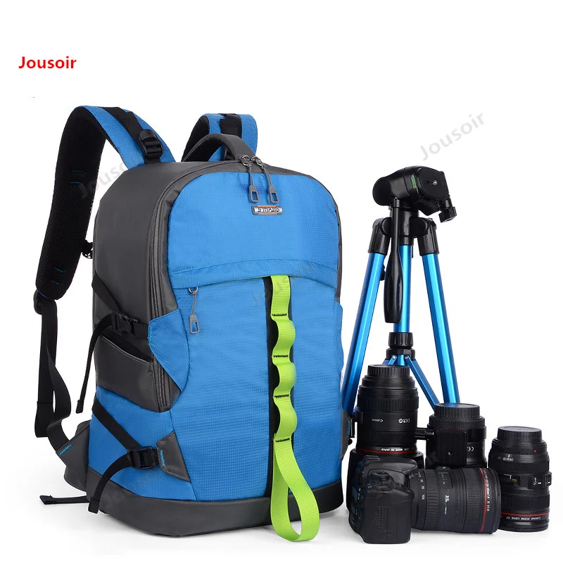 Фотографическая Сумка на двух ремнях сумка SLR камера мешок профессиональный водонепроницаемый Отдых большая вместимость цифровой рюкзак