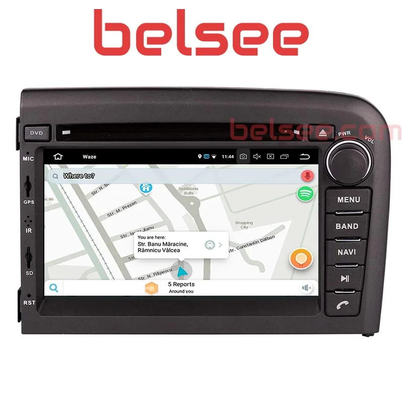 Belsee для Volvo S80 1998-2006 Android 8 Восьмиядерный автомобильный радиоприемник 4 Гб Стерео gps навигация Авторадио DVD плеер Mirrorlink Bluetooth