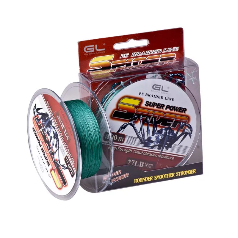 

Fishing Line 300m 4 Braided Line 12--80LB High Quality Fil De Peche Sedal Pesca Fluorocarbono Free Shipping