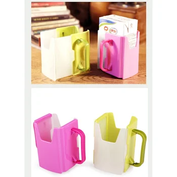 

New Arrival Baby Retractable folding Infant Learn to Drink Cups Toddler Milk Bracket Kids Prevention Spoil Drink Boxes