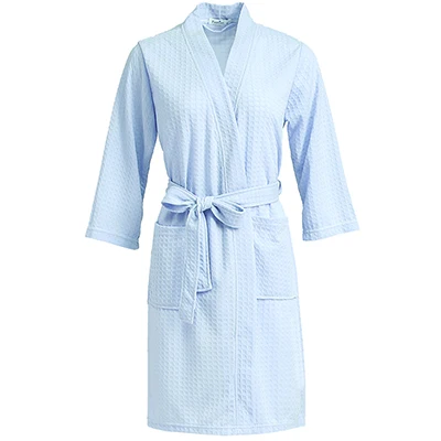 mens pjs set Hot Selling Men Summer Suck Water Waffle Bathrobe Male Plus Size Kimono Bath Robe Sexy Robes Mens Dressing Gown Bathrobes white pajama pants Men's Sleep & Lounge