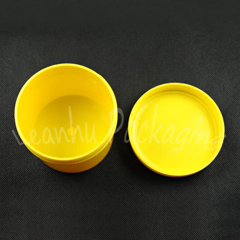 300 г желтый мини крем в пластиковой баночке, 300CC маска/Крем подрозлива, пустой косметический контейнер (24 шт./лот)