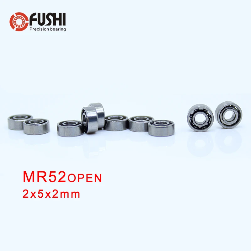 

MR52 open ABEC-1 ( 10 PCS ) 2x5x2 mm Miniature Bearings bearing MR52