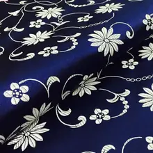 500 см* 75 см Имитация Шелковый цветок лотоса парча мебельная ткань накидка для диванной подушки античный костюм cheongsam Ткань атласное платье diy