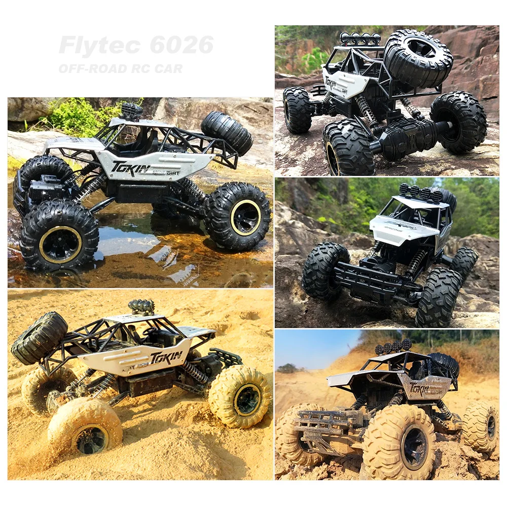 Flytec 6026 RC Car 112 2.4G Metal Alloy RC Car Body Shell Rock Crawler Electrict Buggy Coche Modelo Remote Control Toys Vehicle (3)