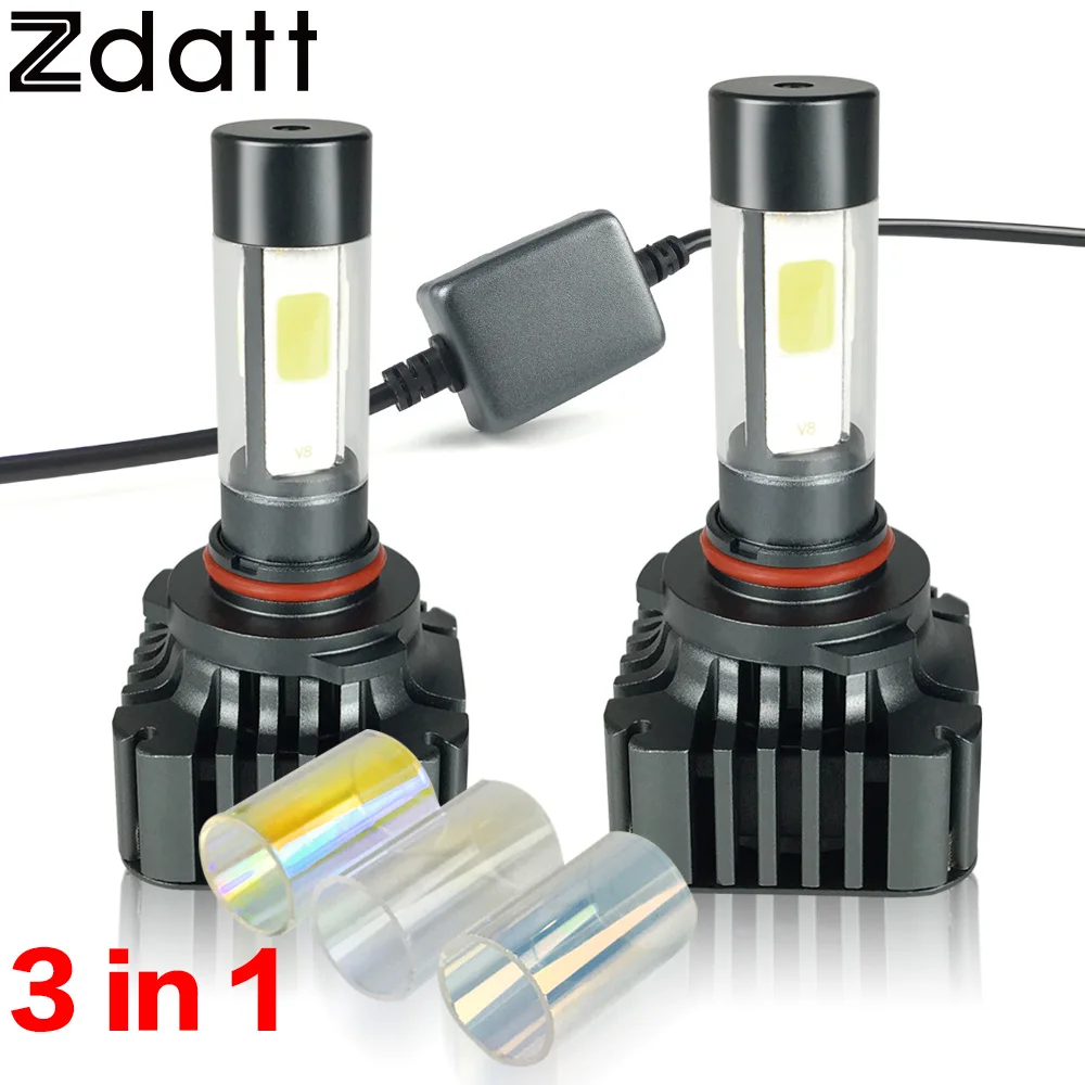 2Pcs Super Bright 120W 12000LM HB3 Led Bulb Car LED Headlight 9005 High