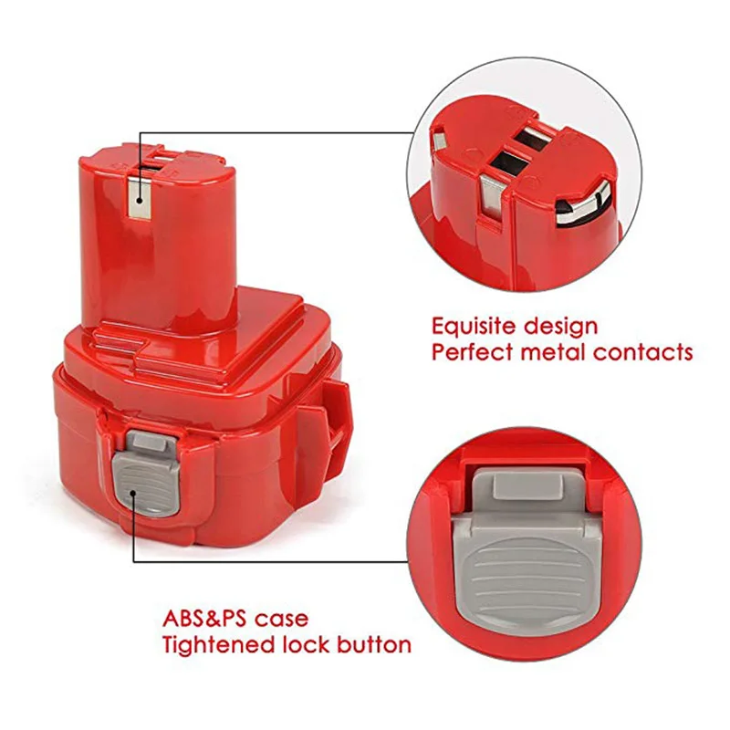 Аккумулятор ELEOPTION для Makita 2000 мАч 12 В Ni CD 192681 Ач сменный электроинструмент