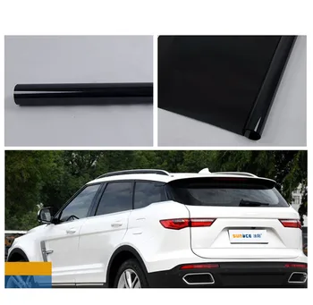 

HOHOFILM 1.52x30m 5%VLT Black Window Tint Glass Foil Solar Tint Window Film 99%UV Proof Heat Proof Nano Ceramic Tint 60''x100ft