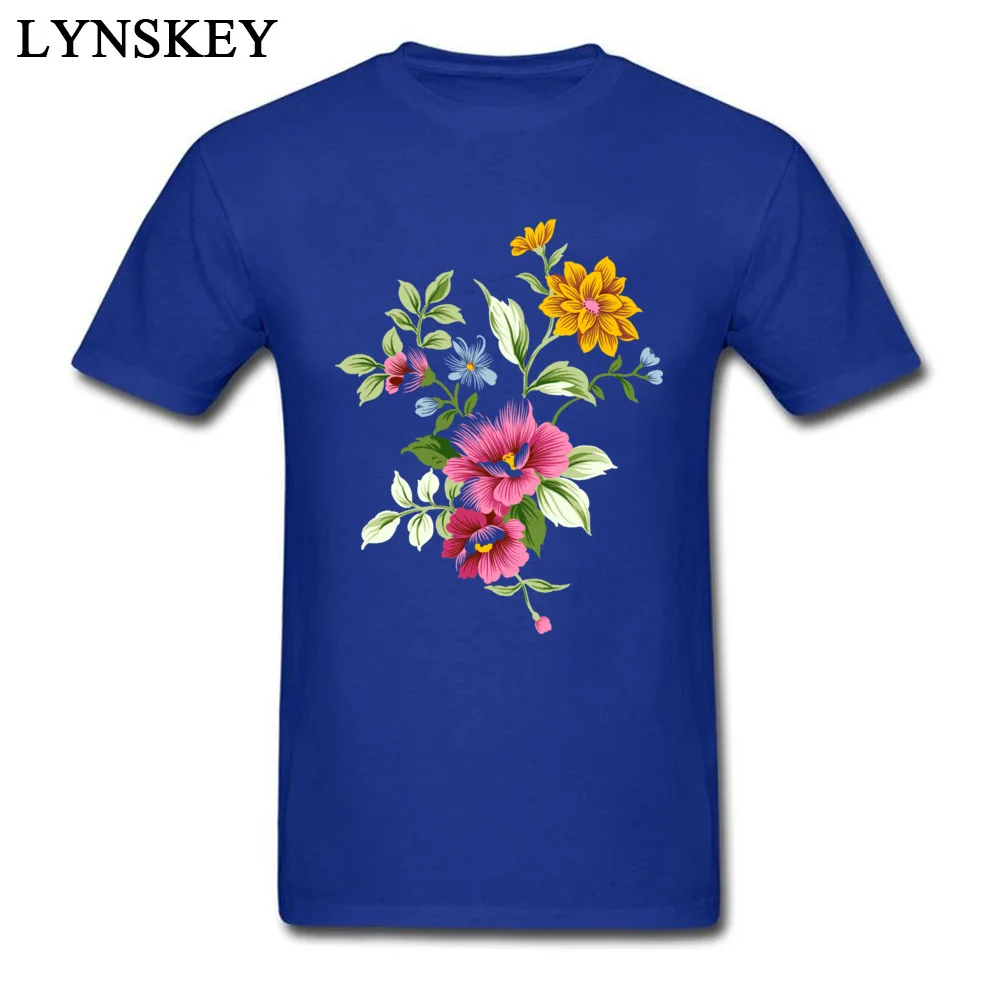 Family Tops Shirt Discount O Neck Short Sleeve 4-2-abstract-flower-picture 100% Cotton Mens T-Shirt Casual Summer Tee-Shirts 4-2-abstract-flower-picture blue