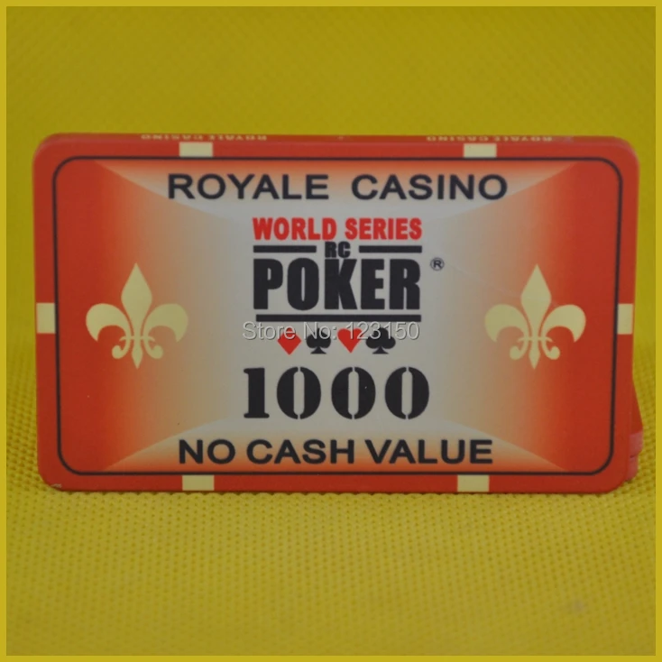 PK-2000-5 заказ образца, чип покера в прямоугольнике, 5 шт./партия, 5 различных чипов