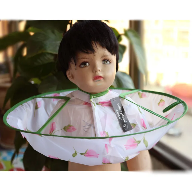 

Kids Barber Apron Children Infant Baby Hair Cutting Cape Flower Gown Salon Hairdresser Barber Apron