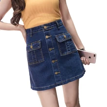 Женские джинсы большого размера, сексуальная юбка с надписью, женская джинсовая юбка с кисточками, высокая талия, мини-юбка, Женская Повседневная Уличная джинсовая летняя юбка