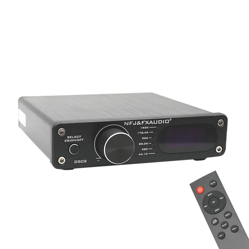 

FX D502 Remote Control USB/Optical/Coaxial Input HiFi 2.1 subwoofer decoding Digital Audio Amplifier 60W*2 24Bit 192KHz