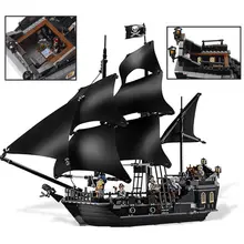 [Забавный] 804 штук, набор моделей пиратов Из Черной жемчужины, корабельные строительные блоки, лодка и 6 фигурок, игрушки для детей, подарок